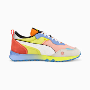 Rider FV Candy Sneakers, Fluo Yellow-PUMA White