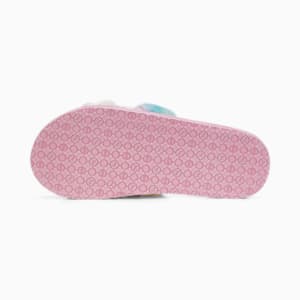 Fluff Tie-Dye Women's Slippers, Almond Blossom-Puma White