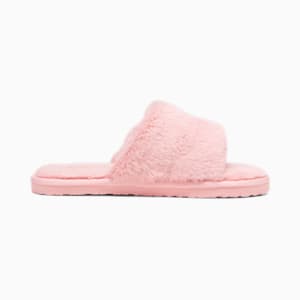 Fluff Solo Slippers Women, Peach Smoothie-PUMA White
