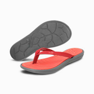 Daisy Women's Flip Flops, Intense Red-QUIET SHADE, extralarge-IND