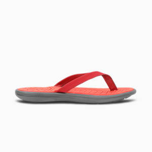 Daisy Women's Flip Flops, Intense Red-QUIET SHADE, extralarge-IND