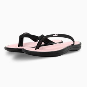 Daisy Women's Flip Flops, Lotus-PUMA Black, extralarge-IND