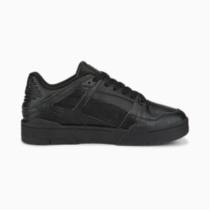 Slipstream Leather Sneakers, Puma Black-Puma Black, extralarge-GBR