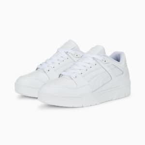 Slipstream Leather Sneakers, Puma White-Puma White, extralarge-IND