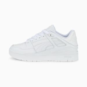 Slipstream Leather Sneakers, Puma White-Puma White, extralarge-IND