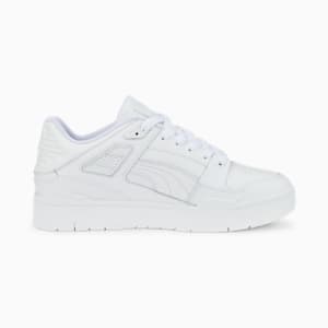 Slipstream Leather Sneakers, Puma White-Puma White, extralarge