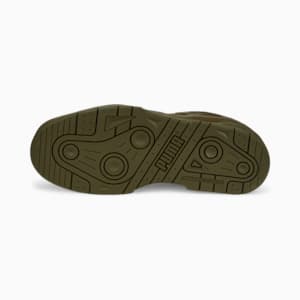 Slipstream Leather Unisex Sneakers, Deep Olive-Deep Olive, extralarge-IND