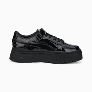 Mayze Stack Patent Leather Women's Sneakers, Puma Black