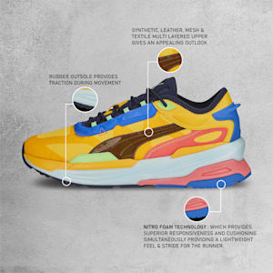 Orange puma mens shoes best sale