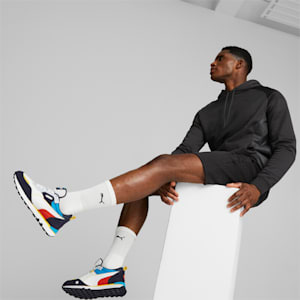Rider Future Vintage Unisex Sneakers, New Navy-PUMA White