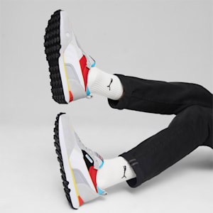 Rider Future Vintage Sneakers, Ash Gray-For All Time Red, extralarge-IND