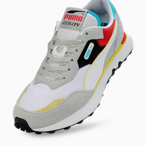 Rider Future Vintage Sneakers, Ash Gray-For All Time Red, extralarge-IND