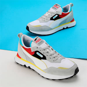 Rider Future Vintage Sneakers, Ash Gray-For All Time Red, extralarge-IND