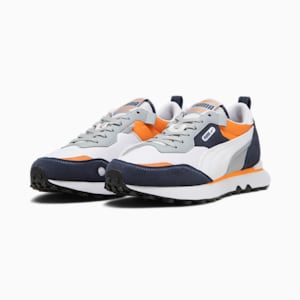 Rider Future Vintage Unisex Sneakers, PUMA White-Rickie Orange, extralarge-IND