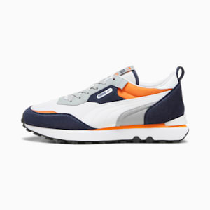 Rider Future Vintage Unisex Sneakers, PUMA White-Rickie Orange, extralarge-IND