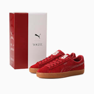 ウィメンズ PUMA x VOGUE スウェード クラシック スニーカー, Intense Red-Intense Red