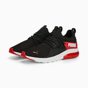 Electron 2.0 Sport Sneakers, PUMA Black-For All Time Red-PUMA White