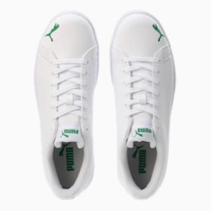 ユニセックス プーマ スマッシュキャット パーフ FS SL スニーカー, Puma White-Amazon Green, extralarge-JPN