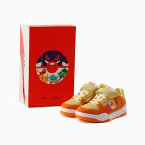 キッズ PUMA x POKEMON ヒトカゲ スリップストリーム スニーカー 17-21cm, Dark Cheddar-Pale Lemon