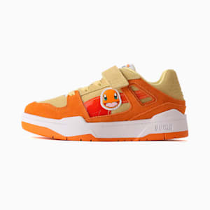キッズ PUMA x POKEMON ヒトカゲ スリップストリーム スニーカー 17-21cm, Dark Cheddar-Pale Lemon