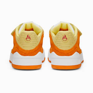 PUMA x POKÉMON Slipstream Lo Charmander Toddlers' Shoes, Dark Cheddar-Pale Lemon