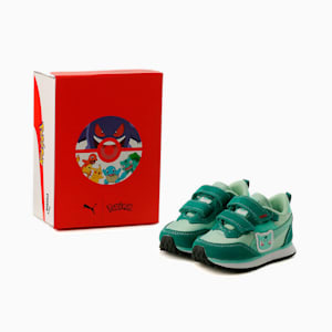 ベビー PUMA x POKEMON フシギダネ ライダー FV V スニーカー 13-16cm, Ivy-Holiday