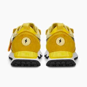 Zapatos deportivos PUMA x POKÉMON Rider FV Pikachu para niños grandes, Puma White-Empire Yellow