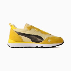 キッズ PUMA x POKEMON ピカチュウ ライダー FV JR スニーカー 22-25cm, Puma White-Empire Yellow