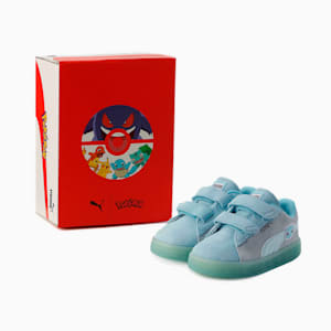 ベビー PUMA x POKEMON ゼニガメ スウェード クラシック V スニーカー 13-16cm, Petit Four-Nitro Blue