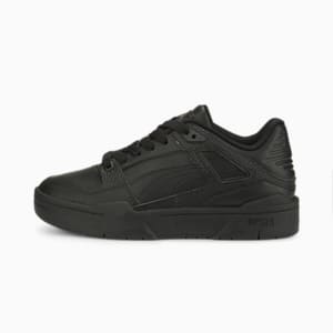 Zapatos deportivos de cuero Slipstream para jóvenes, Puma Black-Puma Black, extralarge