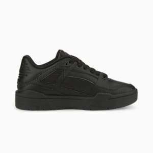 Zapatos deportivos de cuero Slipstream para jóvenes, Puma Black-Puma Black