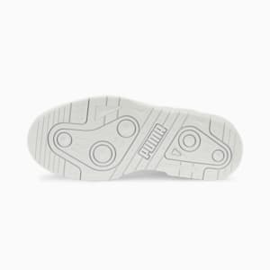 Slipstream Leather Sneakers Big Kids, Puma White-Puma White, extralarge