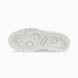 Zapatos deportivos de cuero Slipstream para jóvenes, Puma White-Puma White