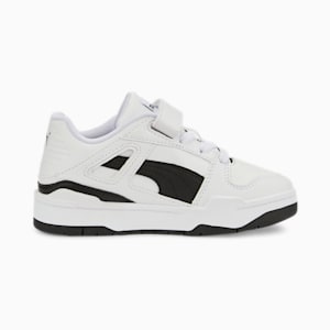 Slipstream Leather Alternative Closure Sneakers Kids, Puma White-Puma Black, extralarge-GBR