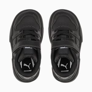 Zapatos deportivos de cuero con cierre alternativo Slipstream para bebés, Puma Black-Puma Black