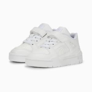 Slipstream Leather Alternative Closure Sneakers Babies, Puma White-Puma White, extralarge-GBR
