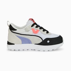 Rider FV FD Little Kids' Shoes, Puma White-Puma Black