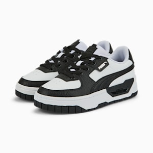 Baskets Cali Dream en cuir Jeune, Puma White-Puma Black, extralarge