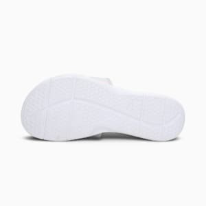 Silvia Women's Slides, Puma White-Puma Black