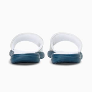 Silvia Women's Slides, Ensign Blue-PUMA White