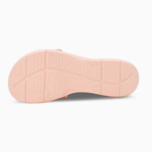 Silvia V2 Women's Slides, Rose Dust-Hibiscus Flower-Orange Peach, extralarge-IND