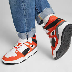 Slipstream Hi Heritage Sneakers, PUMA White-Warm Earth-PUMA Black