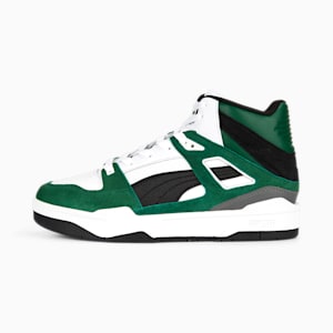 Slipstream Hi Heritage Sneakers, PUMA White-Vine-PUMA Black