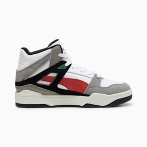 Slipstream Hi Heritage Unisex Sneakers, PUMA White-Stormy Slate-PUMA Black, extralarge-IND