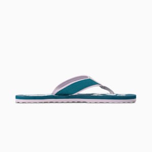 Sofi V2 Women's Flip Flops, Blue Coral-Lavender Fog-PUMA White, extralarge-IND