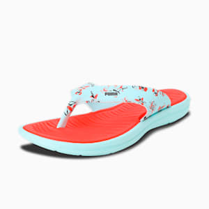 Suzzana Women's Flip Flops, Firelight-Nitro Blue-Peacoat, extralarge-IND