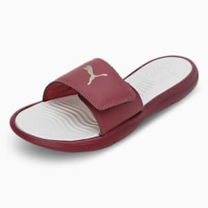 Silvia V3 Women's Slides, Wood Violet-Warm White-Metallic Gold, extralarge-IND