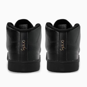 one8 Virat Kohli Smash Mid V3 Sneakers, PUMA Black-Puma Team Gold