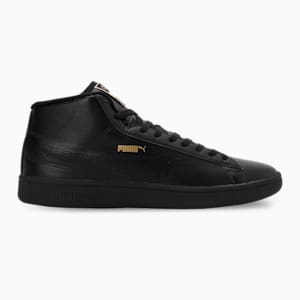 one8 Virat Kohli Smash Mid V3 Sneakers, PUMA Black-Puma Team Gold