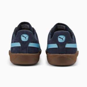 Army Trainer Suede Sneakers, Parisian Night-Dusty Aqua